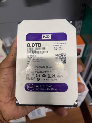 Hard Disk WD Purple 8TB Health 100%