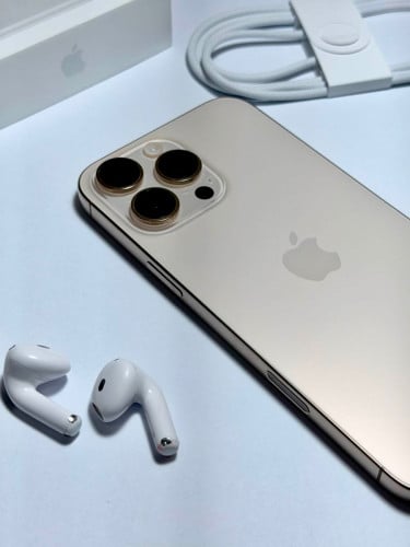 iPhone 16pm LL/A​ ថ្ម100% 256G Esim like New 99%