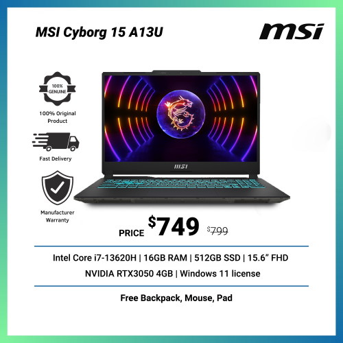 MSI Cyborg 15 A13UC