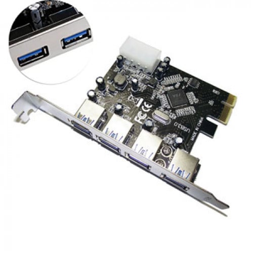 Promotion! PCI-E USB 4ports 3.0 Card Original big case $12 Discount $9   , 2 ports for Mini case $6