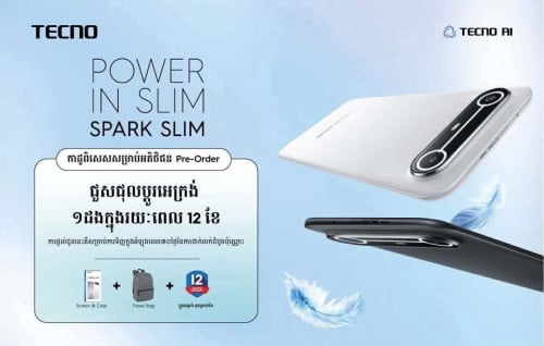 TECNO SPARK SLIM - Power in Slim