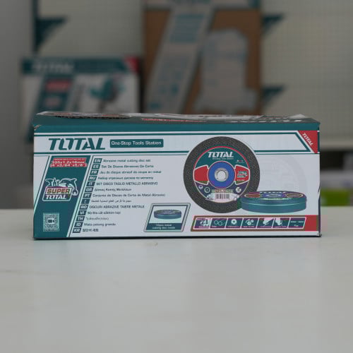 TOTAL Abrasive Metal Cutting Disc Set Ø105mm (4") – Super Total (TAC221005)