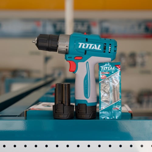 TOTAL Cordless Drill 12V (Lithium-Ion) (TDLI12206)