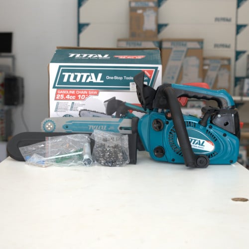 TOTAL Gasoline Chain Saw 25.4cc 10" (ម៉ាស៊ីនកាត់ឈើប្រើសាំង 10")  (TG5261011)