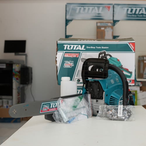 TOTAL Gasoline Chain Saw 46cc (18") – ម៉ាស៊ីនកាត់ឈើប្រើសាំង 46cc 18អ៊ីញ (TG5451811)