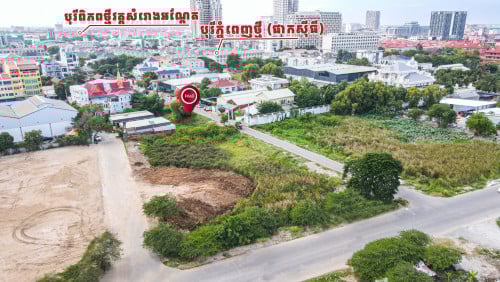 ដី សម្រាប់លក់ក្បែរមន្ទីរពេទ្យអ័រគីត ខណ្ឌសែនសុខ