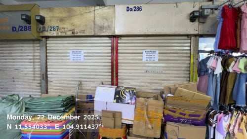 តូបផ្សារអូឡាំពិចលក់បន្ទាន់ ជាន់ផ្ទាល់ដី (តូប1តម្លៃ30,000$ ចរចា)