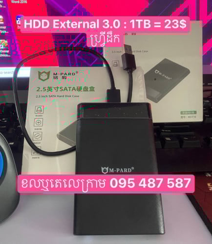 លក់​ HDD External 3.0 : 1T=23$ (free delivery)
