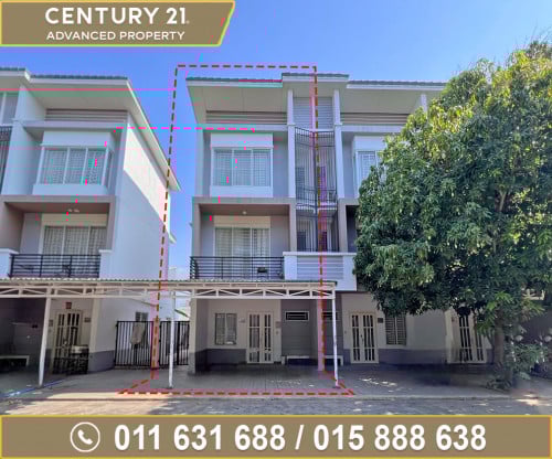 🏘 វីឡាកូនកាត់ ខាង (LC2) សម្រាប់ជួល ក្នុងបុរី ប៉េងហួតបឹងស្នោ
