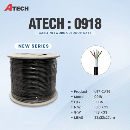 0918 | Cable Network Outdoor CAT6  (Outdoor New series ) | 305m