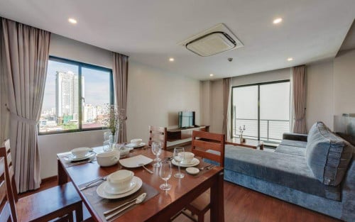 3Bedrooms Modern Serviced Apartment with Gym and Swimming pool for rent in BKK1