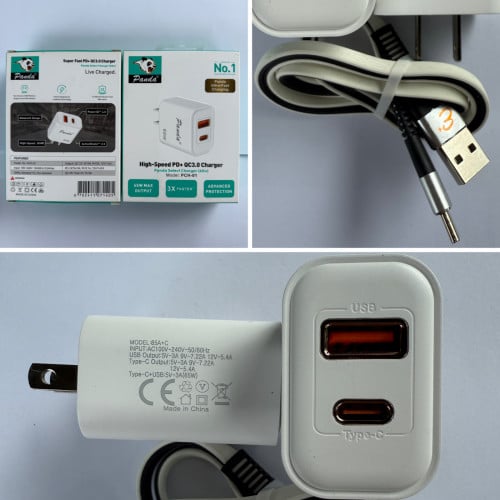 EP205-ឈុតសាក Panda 65w E+ 3a Usb-C