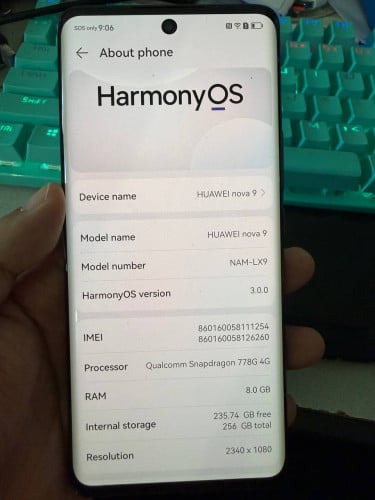 Huawei Nova 9  8g+256g