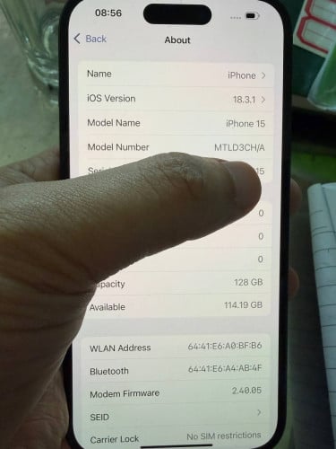 iPhone 15 128g CH SIM2 Original