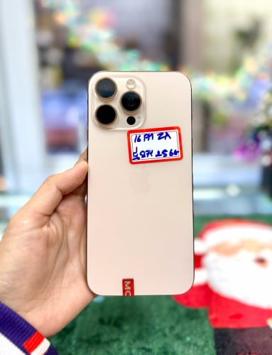 Iphone 16 Pro Max ទំហំផ្ទុក (256G) color desert តួស្អាត 98.999% Model ZA