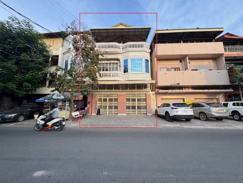 Shophouse for Rent | Chamkar Mon, Phnom Penh