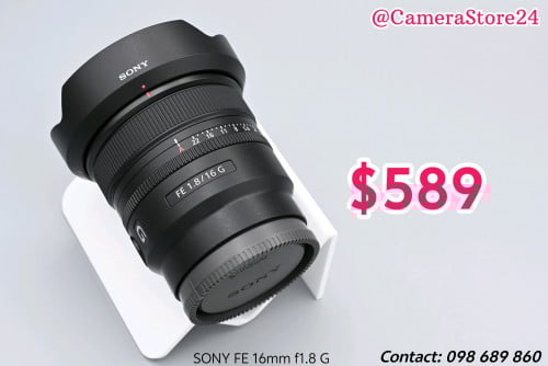 SONY FE 16mm f1.8 G