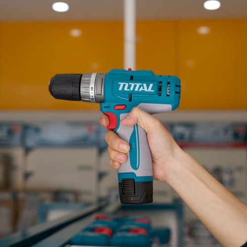 TOTAL 12V Li-ion Impact Drill (ម៉ាស៊ីនខួង/វីស ប៉ះ 12V) (TIDLI12206)