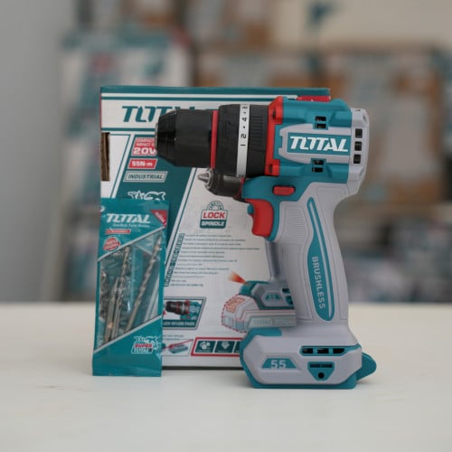TOTAL 20V Brushless Cordless Impact Drill (ម៉ាស៊ីនខួង/វីស ប៉ះ អាគុយ 20V) (TIDLI205581)