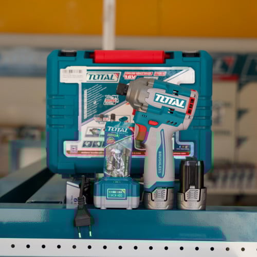 TOTAL 20V Brushless Cordless Impact Driver (ម៉ាស៊ីនវីស ប៉ះ អាគុយ 20V) (TIRLI16178)