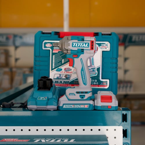 TOTAL 20V Brushless Cordless Impact Wrench (ម៉ាស៊ីនបុកប៉ះ អាគុយ 20V) (TIWLI2045)