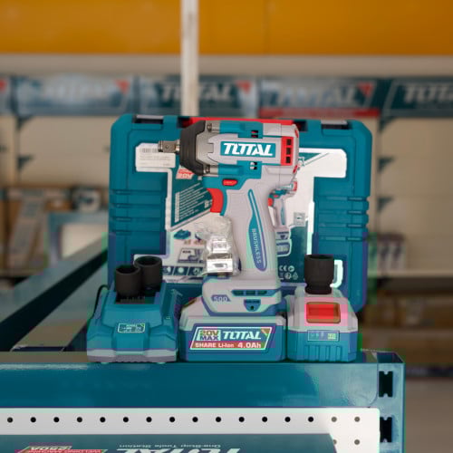 TOTAL 20V Brushless Cordless Impact Wrench (ម៉ាស៊ីនប៉ះ អាគុយ 20V) (TIWLI2050)