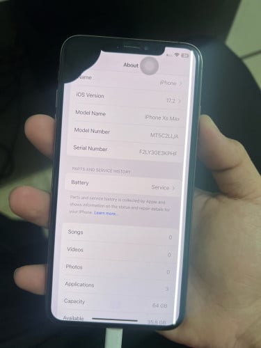 Xs max 64G សុំណុំសុីន