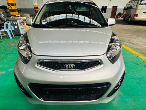 រថយន្តម៉ាក KIA MORNING 2013 ពណ៍ ទឹកប្រាក់ ​Haft option