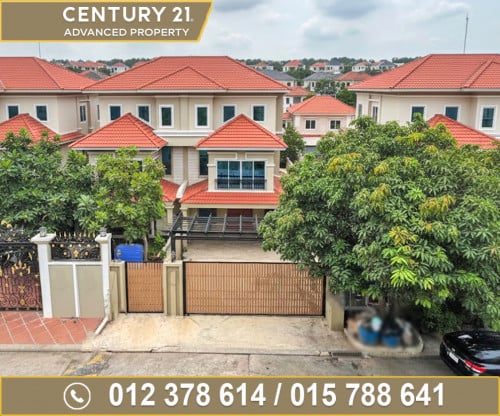 🏘 វីឡាភ្លោះ (Twin) ក្នុងបុរី វិមានភ្នំពេញ 598  ត្រូវការលក់បន្ទាន់ខ្លាំង