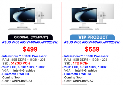 ASUS V400 AiO(V440VAK-WPC239W)