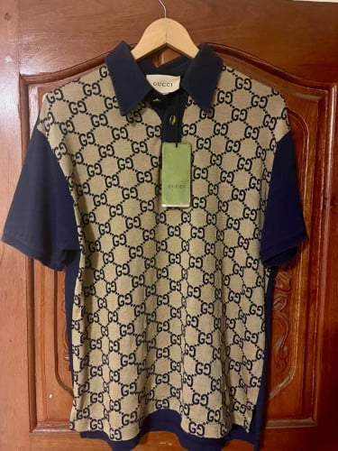Gucci monogram polo T shirt