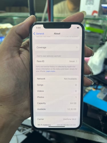 iphone X ស្រណុំអត់ស្គែន
