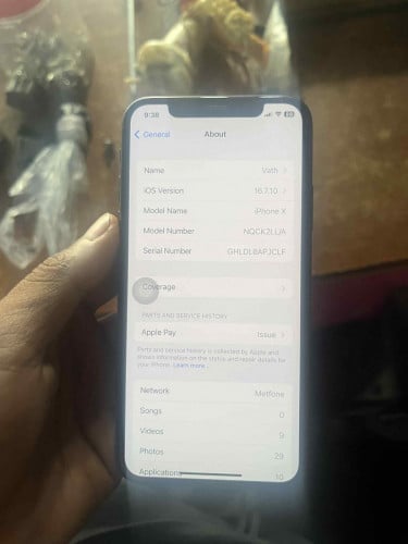 iphone x64G Zin idប្រេីបាន
