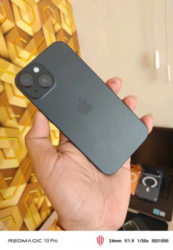 iPhone15 ZA/A (128GB)សំណុំសុីនណែននៅស្អាត98+%ថ្ម92%