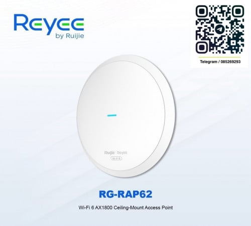 Ruijie/Reyee RG-RAP62 Wi-Fi 6 AX1800 Dual-band ceiling access point