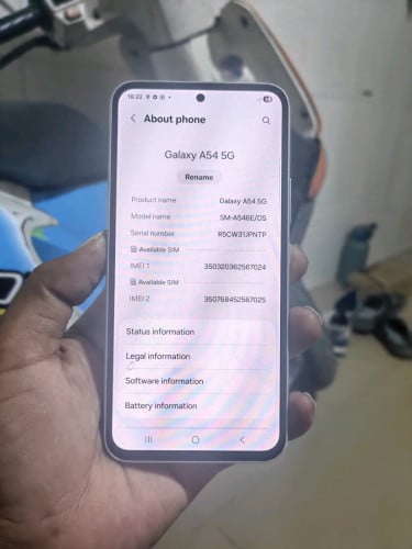 Sumsung A 54 5G sim2.ram8G 128G