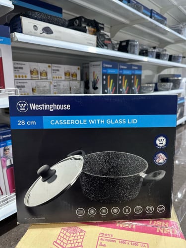 Westinghouse Casserole with Glass Lid 28cm 7.5 QT