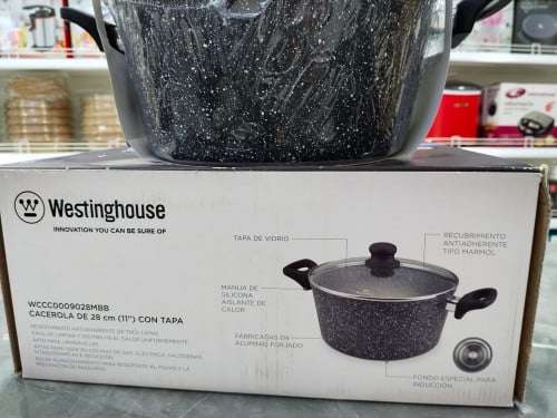 Westinghouse Casserole with Glass Lid 28cm 7.5 QT