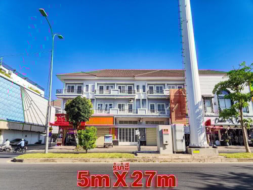 ផ្ទះអាជីវកម្ម សម្រាប់ជួល ទីតាំងនៅបុរីអង្គរភ្នំពេញ  ខណ្ឌសែនសុខ រាជធានីភ្នំពេញ