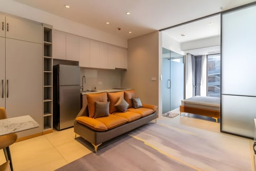 𝐅𝐨𝐫 𝐑𝐞𝐧𝐭: 1-Bedroom Apartment – Time Square 3, Toul Kork