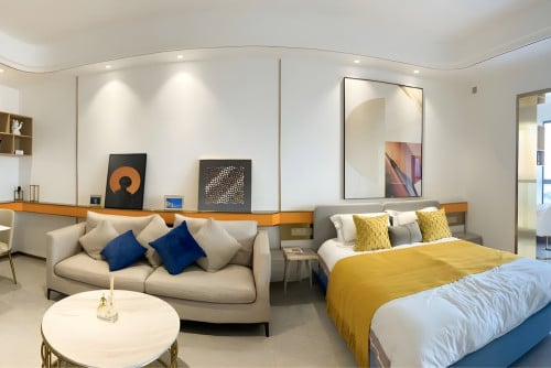 𝐅𝐨𝐫 𝐑𝐞𝐧𝐭: Beautiful Condo For Rent- 30th floor view Mekong River