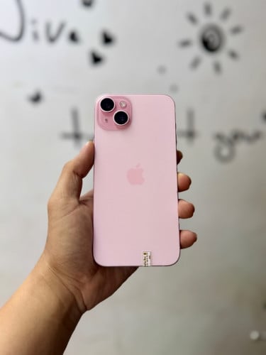 iPhone 15 Plus 128G ពណ៌ឈូក មួយទឹក lock eSIM ប្រើសុីម( សុីម2 )
