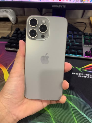 iPhone 15ProMax 256GB ZA For Sale នៅថ្មីស្អាតសានុំសុីនទាំងអស់!