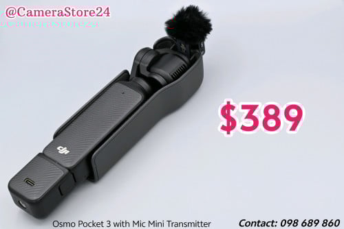 Osmo Pocket 3 with Mic Mini Transmitter