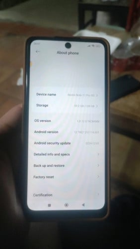 redmi note11pro 5G/70$ បញ្ចាក់ អេក្រង់ថ្មី