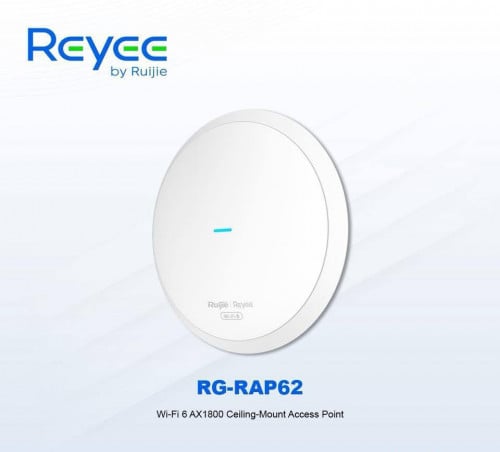 Ruijie REYEE RG-RAP62 Wifi6 AX1800 Ceiling Mount Access Point