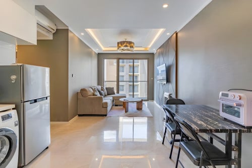 𝐅𝐨𝐫 𝐑𝐞𝐧𝐭: 2-Bedroom Apartment – One Park Condo, Toul Kork