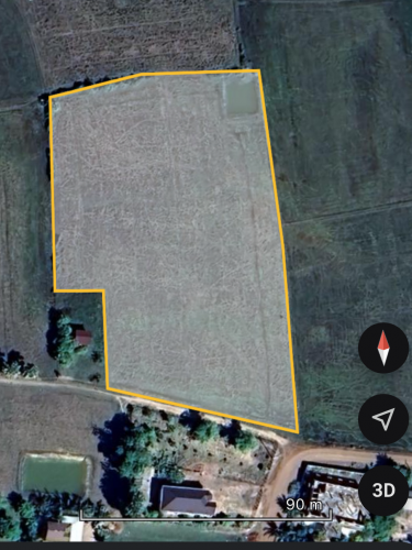 ដីលក់បន្ទាន់ ទំហំ 8600 ម៉ែត្រការ៉េ  ក្បាល 73 ម៉ែត្រ