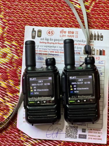 លក់IDវិញទាំង២ អាចនិយាយឆ្លងប្រទេសបាន មិនចូលទឹក(នៅមានធានា)ថ្មកាន់