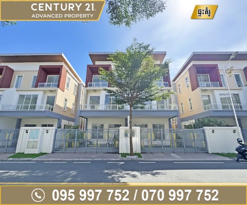 🏠 វីឡាភ្លោះ (Twin Plumeria Grand) សម្រាប់ជួល ក្នុងបុរី អ័រគីដេវីឡា ផ្លូវជាតិលេខ6A